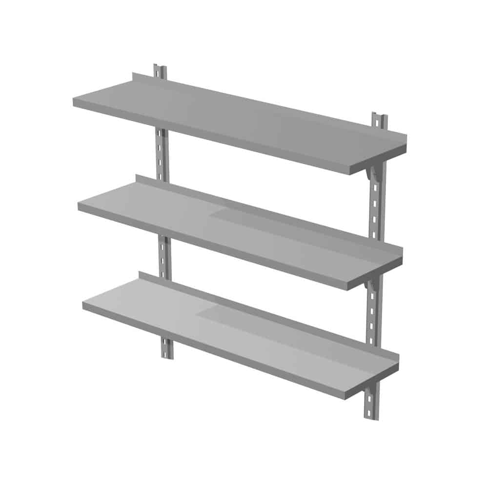 stainless steel wall shelf