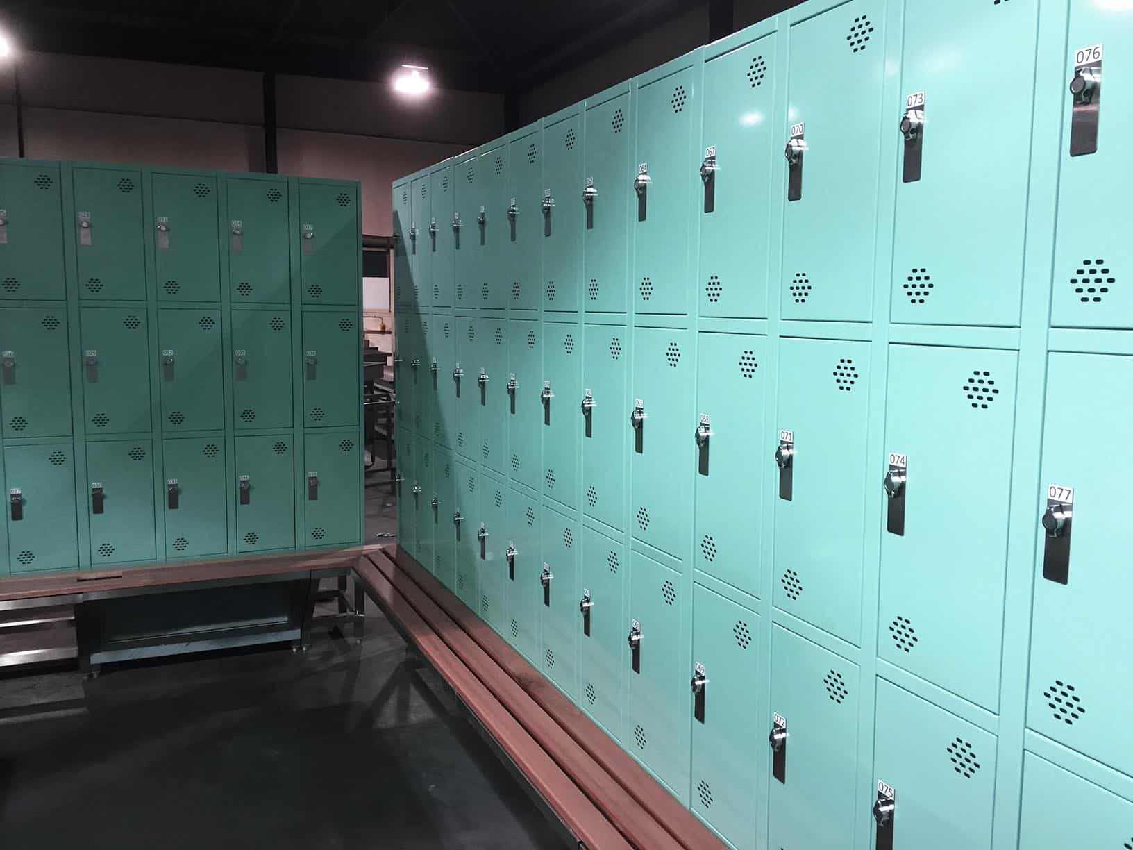 Powder Coated Lockers